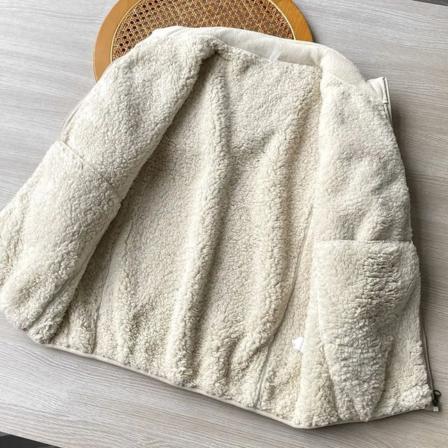 Sherpa-Fleece / Miesten - Luonnonvalkoinen