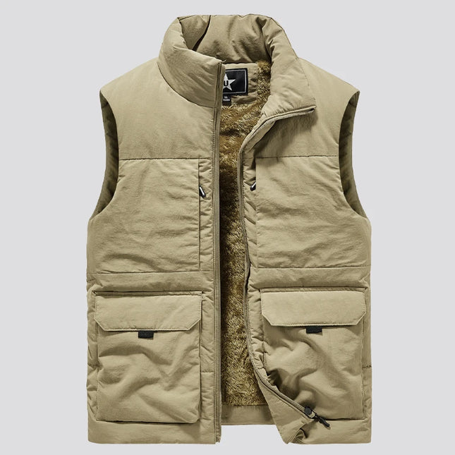 Sherpa-Vuorattu Liivi / Miesten - Beige