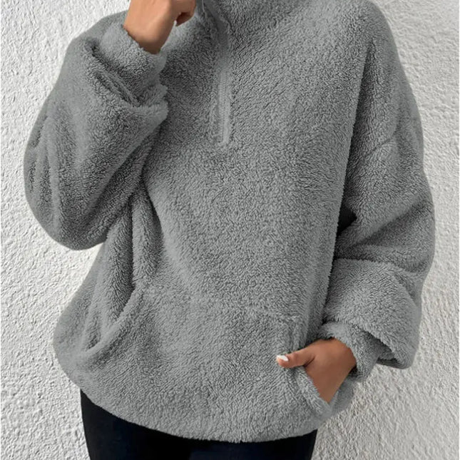 Sherpa-Pusero / Naisten - Harmaa