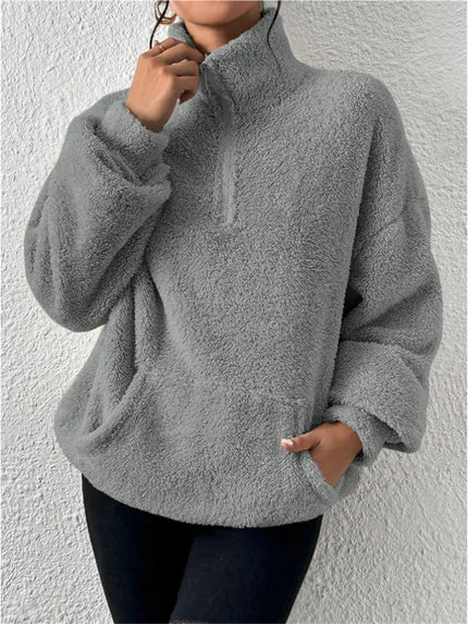 Sherpa-Pusero / Naisten - Harmaa