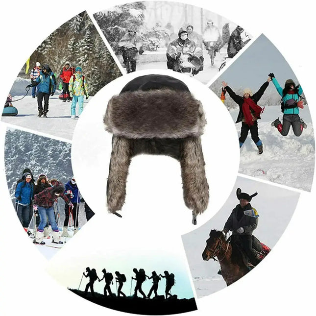 Pitkäkarvainen Sherpa-Vuorattu Pommittajapipo / Miesten - Punainen