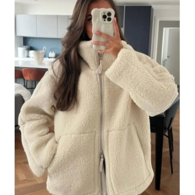 Sherpa Lined Hoodie Womens