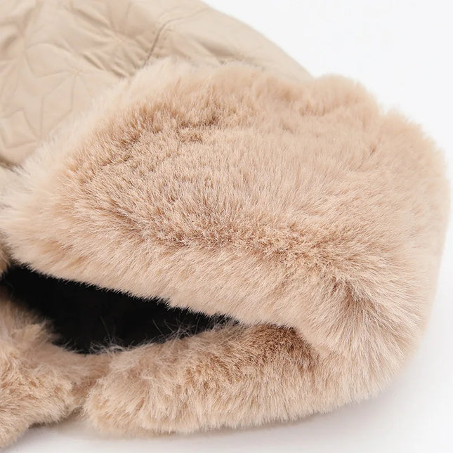 Sherpa-Turkisvuorattu Pommittajapipo / Miesten & Naisten - Beige