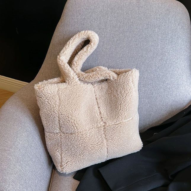 Sherpa-Tote-Laukku - Beige