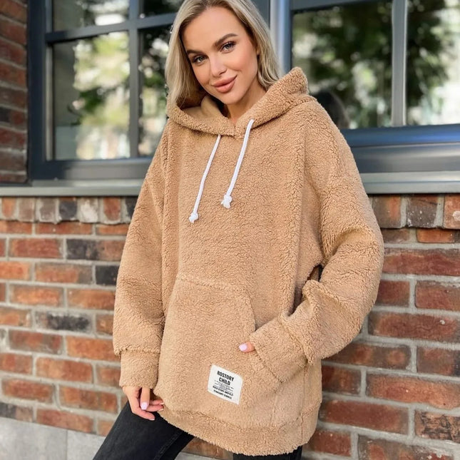 Sherpa-Huppucollegepaita / Naisten - Vaaleanruskea