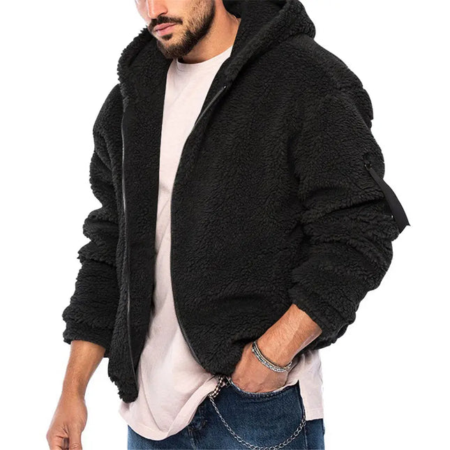 Mens Sherpa Fleece Jacket