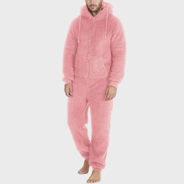 Sherpa-Pyjama / Miesten - Vaaleanpunainen-1197