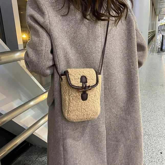 Sherpa-Minilaukku - Beige