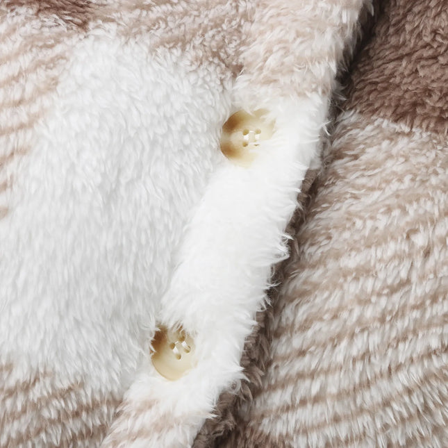 Sherpa-Fleecetakki / Naisten - Beige