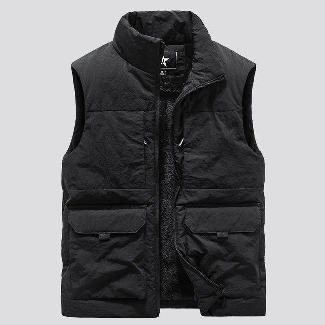Sherpa-Vuorattu Liivi / Miesten - Musta-652