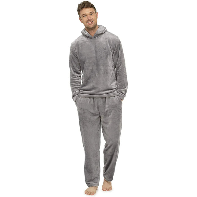 Sherpa-Pyjama / Miesten - Harmaa