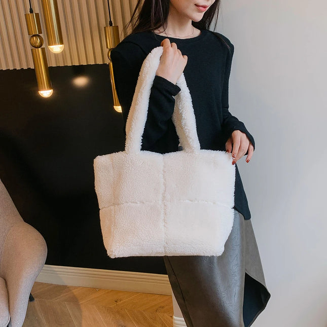 Sherpa-Tote-Laukku - Valkoinen