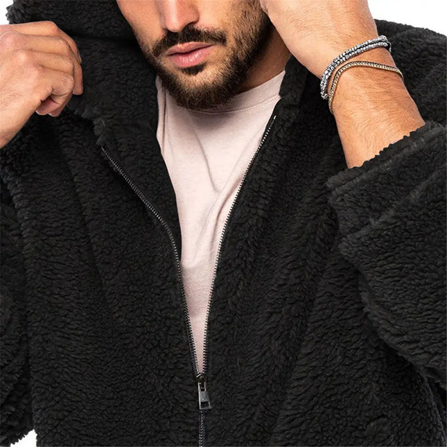 Mens Sherpa Fleece Jacket