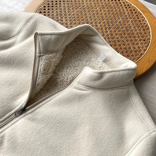 Sherpa-Fleece / Miesten - Luonnonvalkoinen