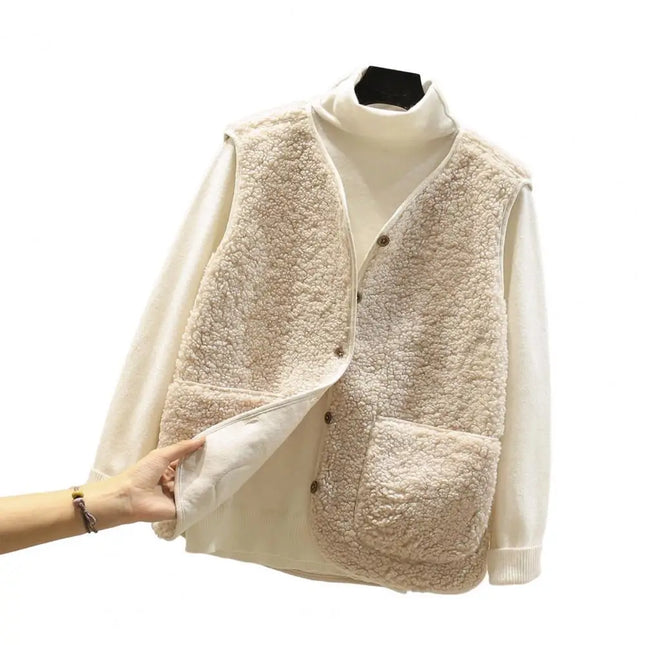 Sherpa-Hihaton Liivi / Naisten - Beige-673