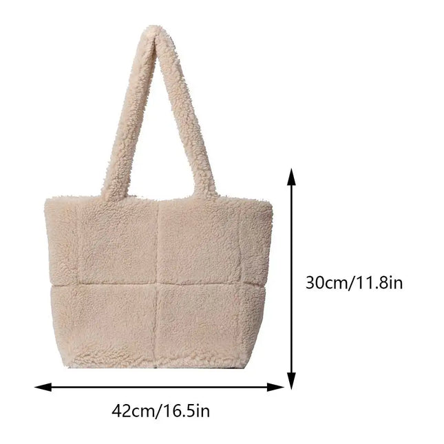 Sherpa-Tote-Laukku - Beige