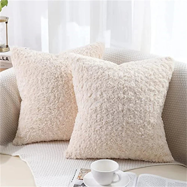 Sherpa-Tyynyliina (4 Kokoa) - Beige