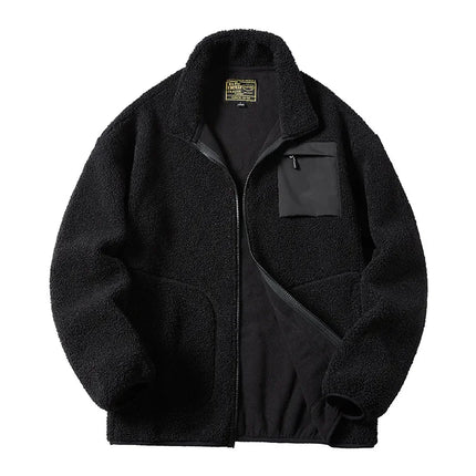 Black Sherpa Jacket Mens