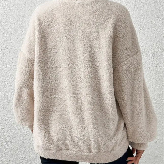 Sherpa-Pusero / Naisten - Beige