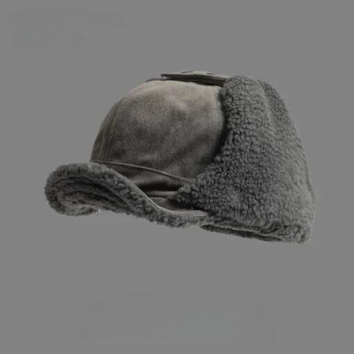 Sherpa-Vuorattu Vakosamettilentäjähattu / Naisten - Harmaa