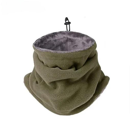 Sherpa-Vuorattu Fleecehuivi / Miesten & Naisten - Khaki