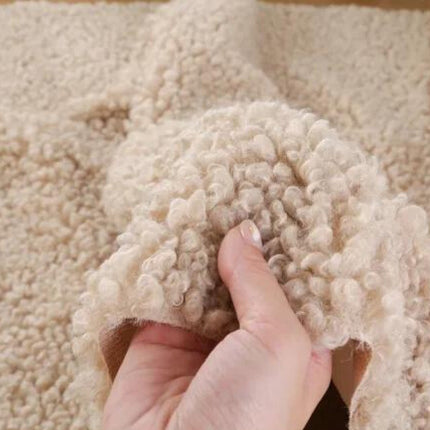 Sherpa-Paksu Takkikangas - Beige (100X160 Cm)